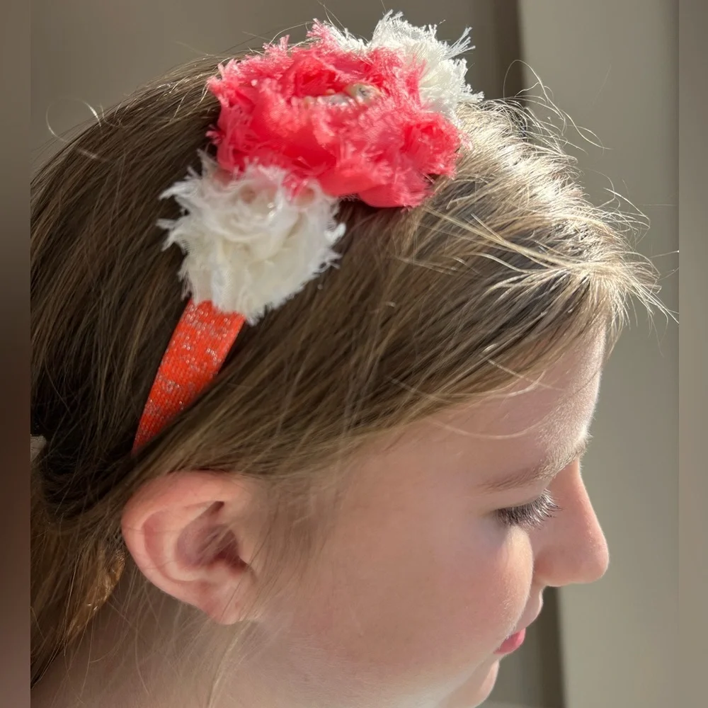 Girls headband and bracelet set includes matching Barrett and Bobby pins.